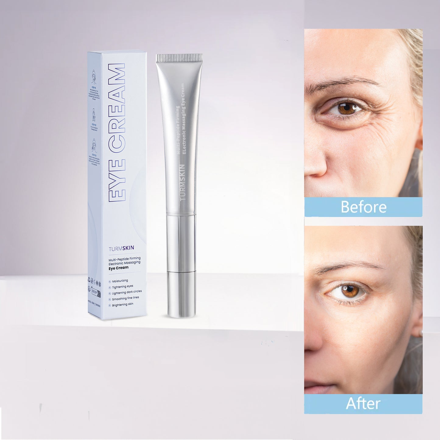 Wrinkle Eraser Electronic Massaging Eye Cream by TurmSkin